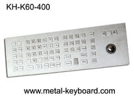 Изготовленная на заказ изрезанная промышленная клавиатура киоска с упорной воды ключей Trackball 60