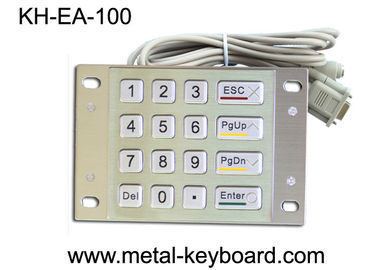 16 кнопочных панелей Маунта панели металла ключей численных для киоска входа доступа